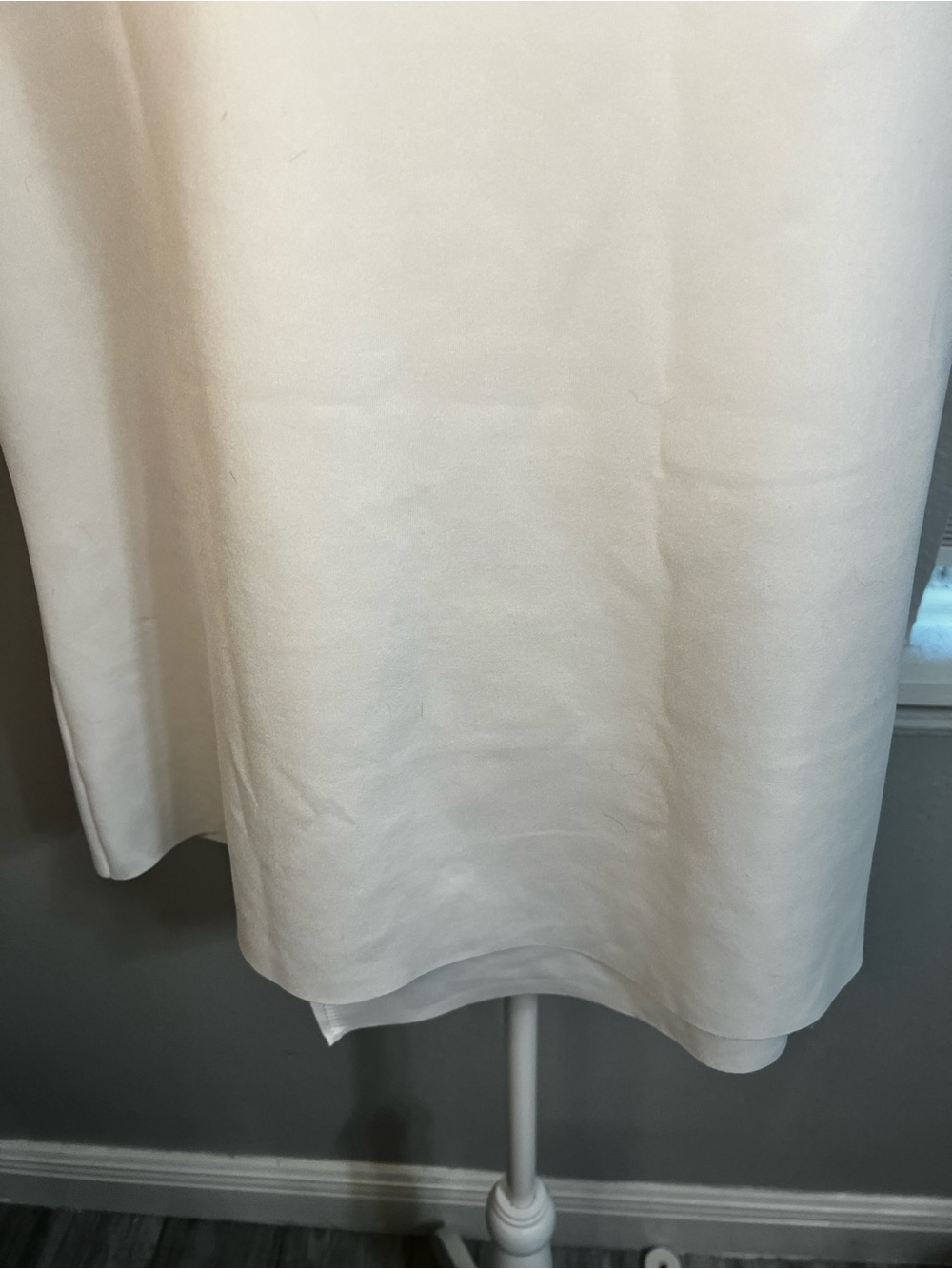 Ic by connie k Top Medium White Tank With Slit Crew Neck Long - Picture 10 of 14
